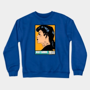 RIOT GRRRL COMIC Crewneck Sweatshirt